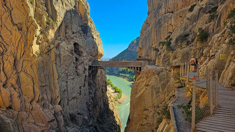 The,"caminito,Del,Rey",,Located,In,The,Desfiladero,De,Los